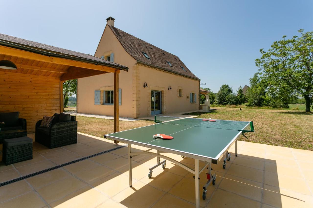 Luxury 3 Bed Home With Heated Swimming Pool Air Con And Boules Pitch Salignac-Eyvigues Экстерьер фото